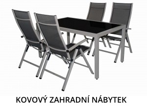 kovový zahradní nábytek