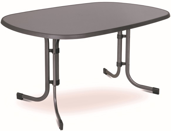 PIZARRA zahradní stůl kovový 132x90cm 