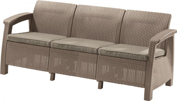 CORFU LOVE SEAT MAX - cappuchino