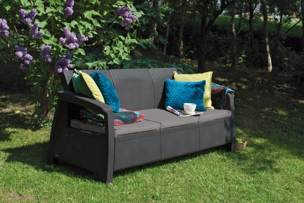 CORFU LOVE SEAT MAX - hnědá
