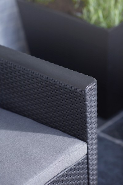 CLAIRE 6 SEAT CORNER set - grafit