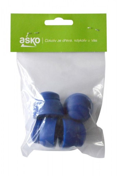 2 sada krytek M (plast) pro zakrytí vrutů modrá
