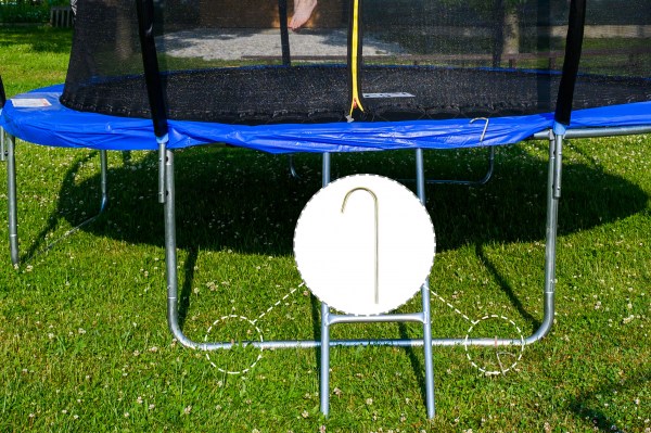 Kotvící sada G21 pro trampolíny 8 ks