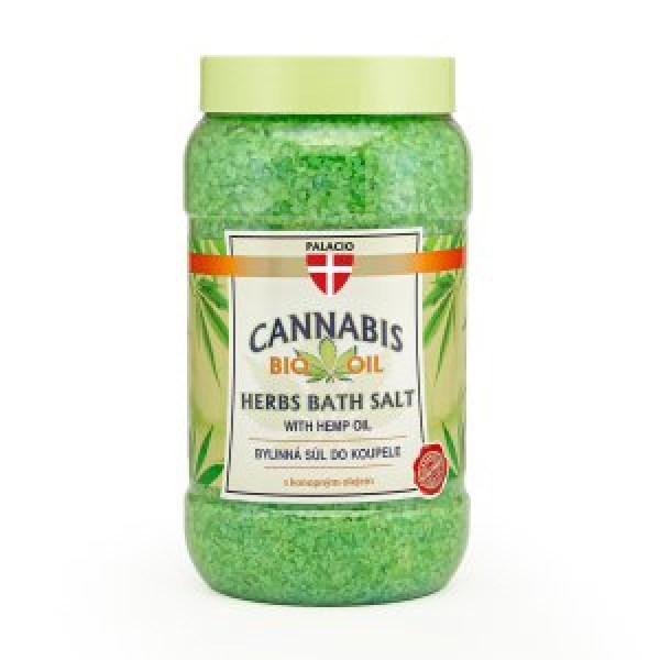 PALACIO Konopná koupelová sůl, 1200 g
