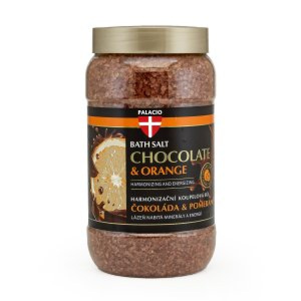 PALACIO Čokoláda & pomeranč koupelová sůl, 1200 g