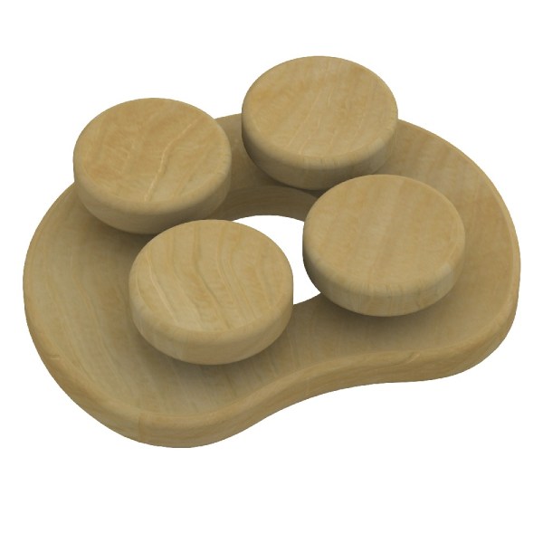 Opěrka hlavy do sauny - Cedr/Spider