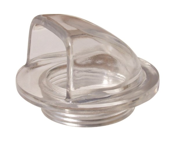 Mušle vtoková transparentní 1 1/2