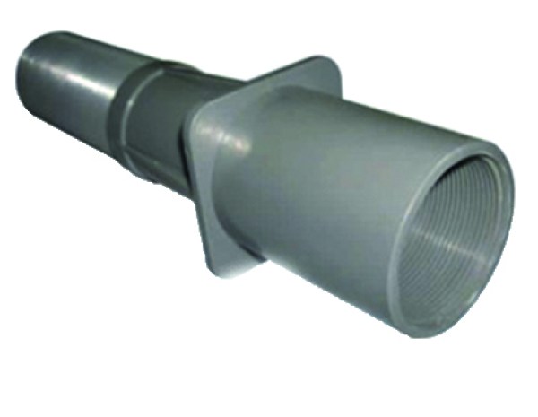 Průchod stěnou ABS 50 mm x 2 se závitem FIP /300mm