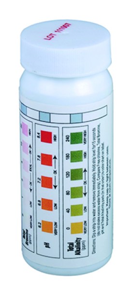 Testovací proužky 3v1 (pH, volný Cl, alkalita)
