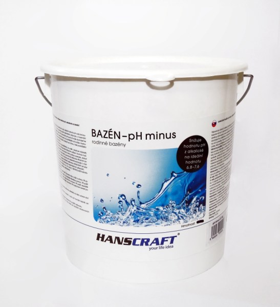 HANSCRAFT BAZÉN - pH minus - 4,5 kg