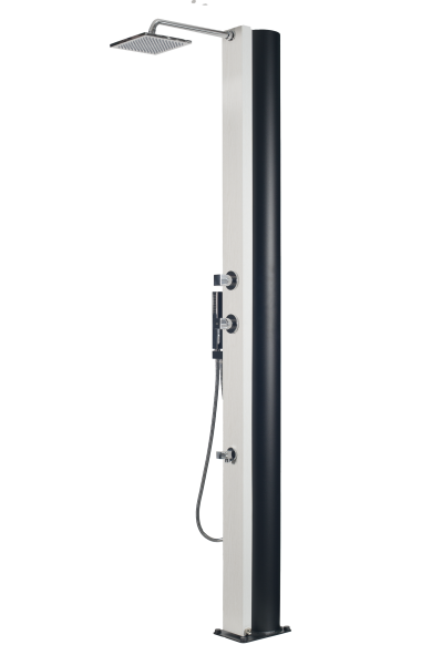 Solární sprcha BORA BÍLÝ DUB s oplachem nohou