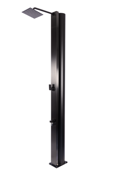 Solární sprcha LUXE DB11 ONYX ČERNÁ s oplachem nohou