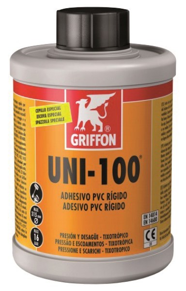 Lepidlo PVC GRIFFON UNI-100 se štětcem - 500 ml