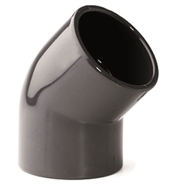 Koleno 45° lep/lep - průměr 75 mm - PT