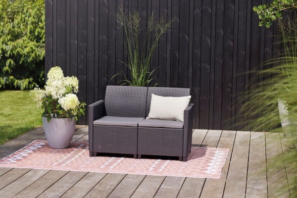 MARIE 2 SEATERS SOFA - grafit