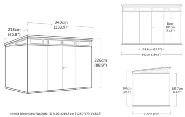 PENT Signature HORIZONTAL domek 11x7 - hnědý