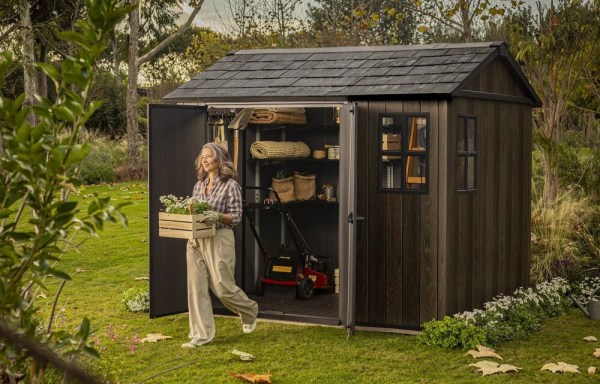 APEX domek 9x7,5 WALNUT