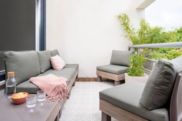 ELEMENTS SIGNATURE zahradní plastový set - walnut