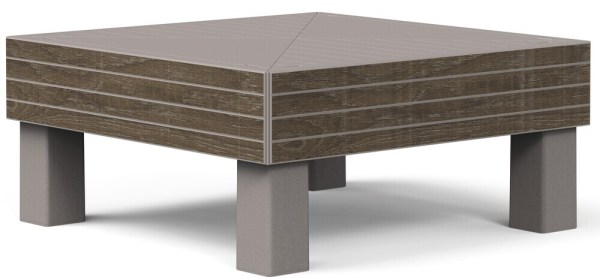 ELEMENTS SIGNATURE zahradní plastový set - walnut