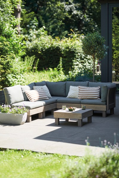 ELEMENTS SIGNATURE zahradní plastový stůl - walnut