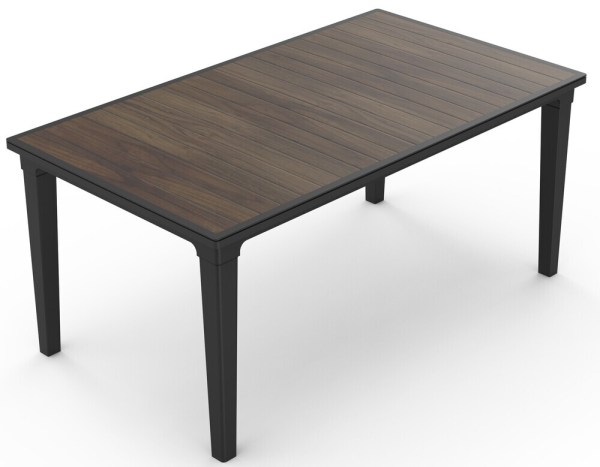 DECO FUTURA stůl - Walnut/Grafit