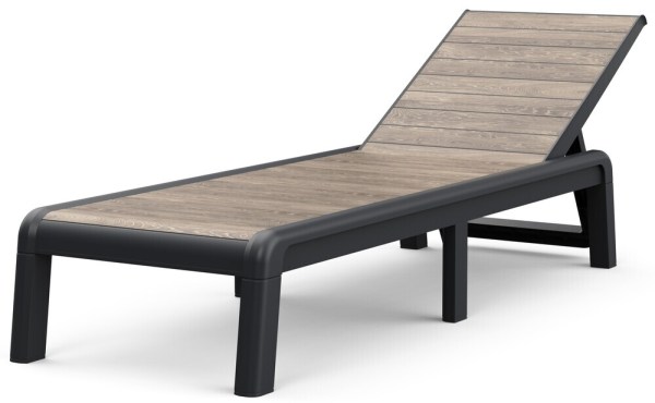 DECO PORTO lehátko - Ashwood/grafit