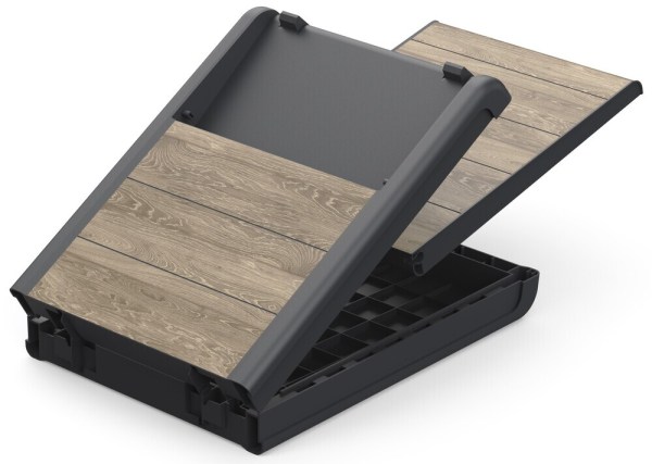 DECO PORTO lehátko - Ashwood/grafit