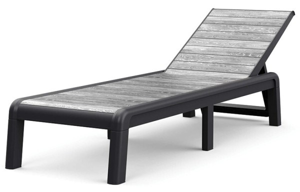 DECO PORTO lehátko - Storm Grey/grafit