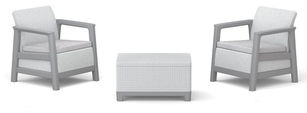 SCANDI LINEA BALCONY - Ash grey/Storm grey