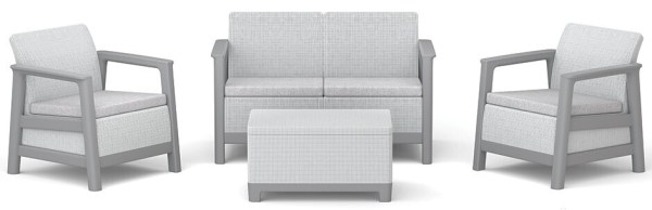 SCANDI LINEA SET - Ash grey/Storm grey