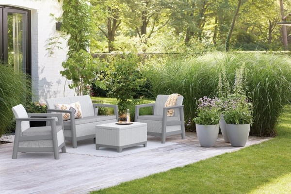 SCANDI LINEA SET - Ash grey/Storm grey