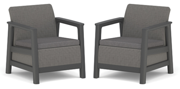 SCANDI LINEA DUO SET - Mountain Grey/Grafit