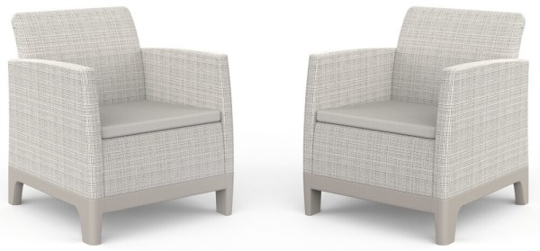 SCANDI FORMA DUO SET - Pebble grey/Soft biege