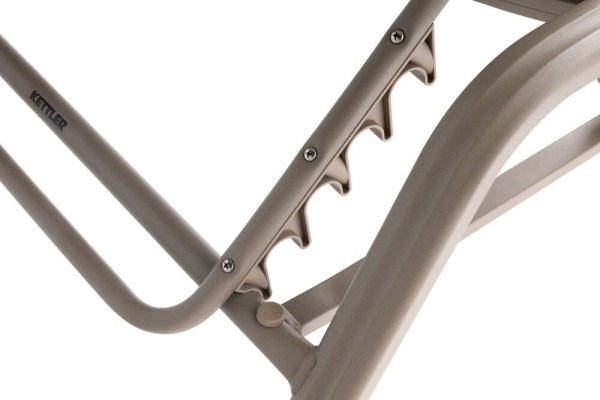 BASIC PLUS hliníkové lehátko - taupe / béžová