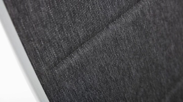 BASIC PLUS PADDED polohovací, hliníkové křeslo - stříbrná / antracit