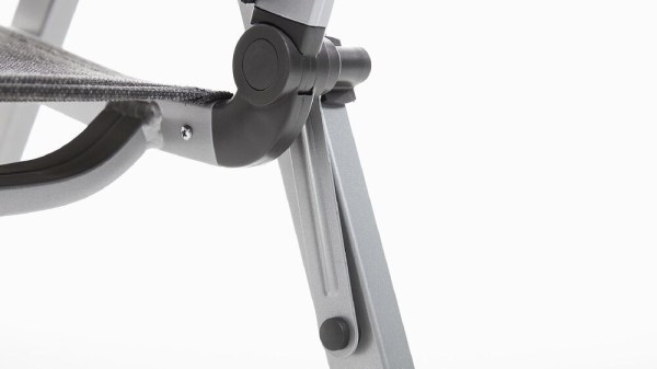 BASIC PLUS PADDED polohovací, hliníkové křeslo - stříbrná / antracit