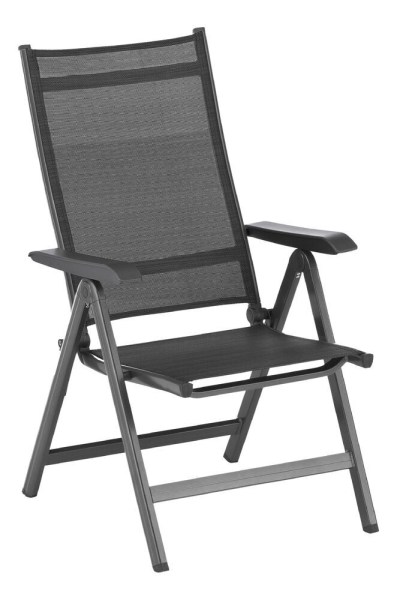 BASIC PLUS polohovací, hliníkové křeslo - antracit/antracit