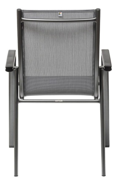 CIRRUS stohovatelné, hliníkové křeslo - antracit/šedá
