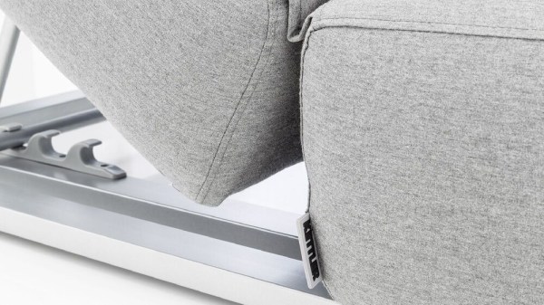 EGO lehátko - stříbrná / šedá / sunbrella®