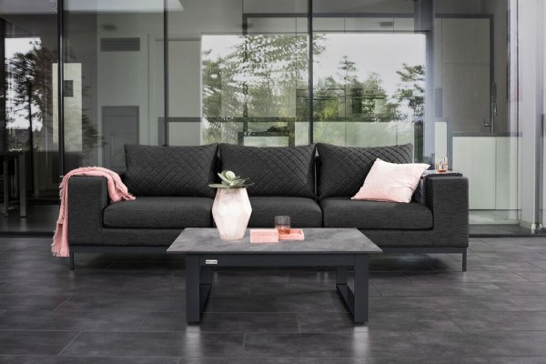 EGO MODULAR ukončovací díl pravý - antracit/antracit/sunbrella®