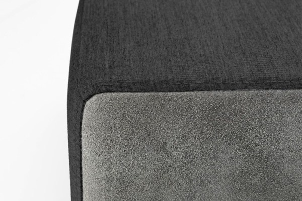 EGO MODULAR ukončovací díl pravý - antracit/antracit/sunbrella®