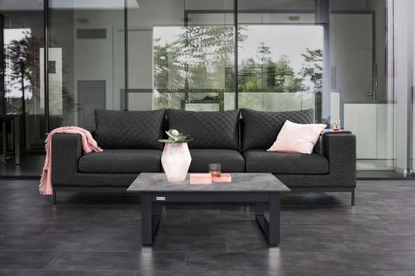 EGO MODULAR ukončovací díl levý - antracit/antracit/sunbrella®