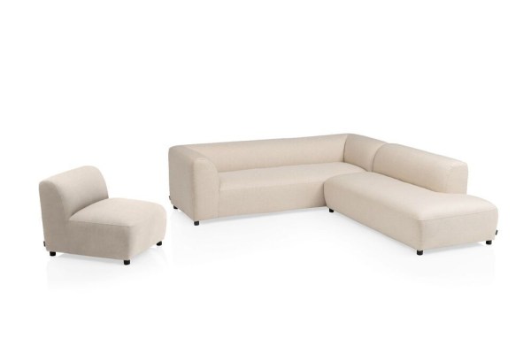 Venkovní pohovka OSEA - antracit/béžová