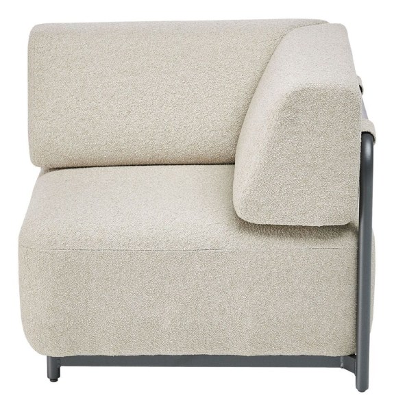 TRIBE rohový díl - antracit/béžová