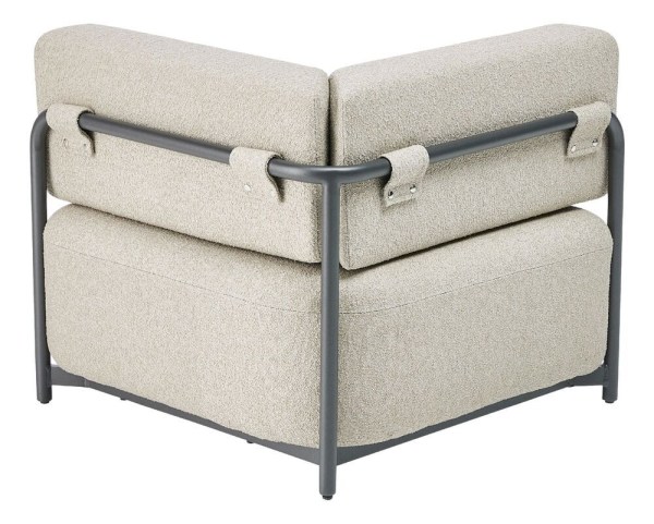 TRIBE rohový díl - antracit/béžová