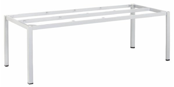 Stolová kostra CUBIC 220x95 cm - stříbrná