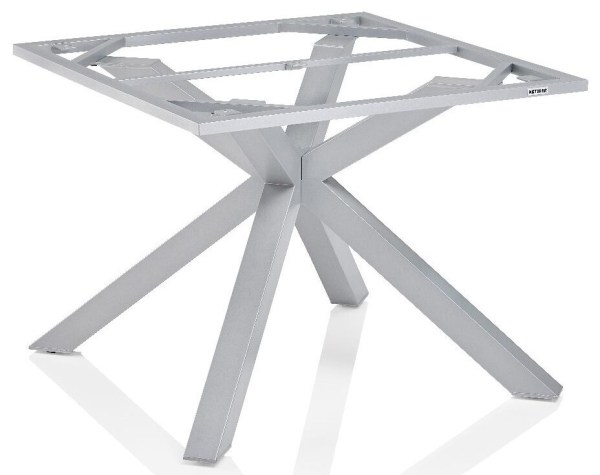 Stolová kostra X-LEG 95x95 cm - stříbrná