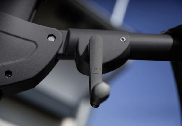 Slunečník KETTLER EASY TURN 300x300 cm - stříbrná / antracit - voděodolný