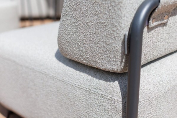 TRIBE křeslo/středový díl - antracit/béžová