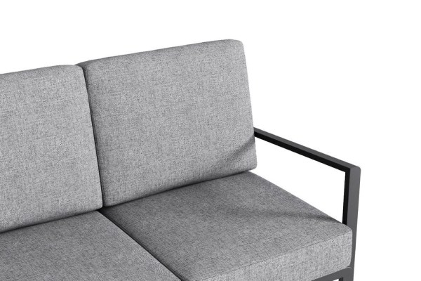 ZENITH ukončovací díl pravý - matný antracit/světle šedá